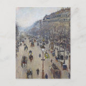 Camille Pissarro - Boulevard Montmartre Briefkaart (Voorkant)