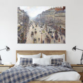 Camille Pissarro Boulevard Montmartre Morclou Canvas Afdruk (Insitu (Slaapkamer))