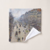 Camille Pissarro - Boulevard Montmartre, ochtend Bad Handdoek (Wasdoekje)
