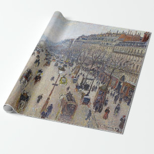 Camille Pissarro - Boulevard Montmartre, ochtend Cadeaupapier