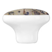 Camille Pissarro - Boulevard Montmartre, ochtend Keramische Knop (Zijkant)