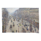 Camille Pissarro - Boulevard Montmartre, ochtend Kussensloop (Voorkant)