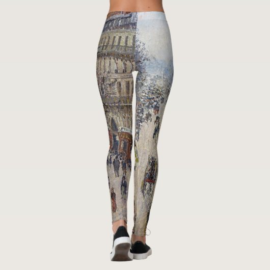 Camille Pissarro - Boulevard Montmartre, ochtend Leggings (Achterkant)