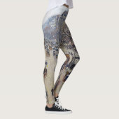 Camille Pissarro - Boulevard Montmartre, ochtend Leggings (Rechts)