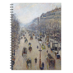 Camille Pissarro - Boulevard Montmartre, ochtend Notitieboek