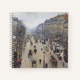 Camille Pissarro - Boulevard Montmartre, ochtend Notitieboek