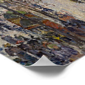 Camille Pissarro - Boulevard Montmartre, ochtend Poster (Hoek)