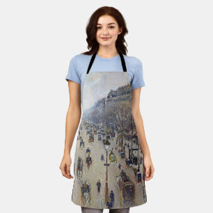 Camille Pissarro - Boulevard Montmartre, ochtend Schort