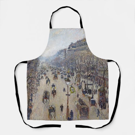 Camille Pissarro - Boulevard Montmartre, ochtend Schort (Voorkant)