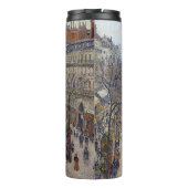 Camille Pissarro - Boulevard Montmartre, ochtend Thermosbeker (Achterkant)