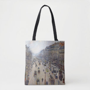 Camille Pissarro - Boulevard Montmartre, ochtend Tote Bag