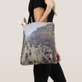 Camille Pissarro - Boulevard Montmartre, ochtend Tote Bag (Dichtbij)