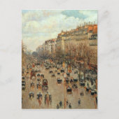 Camille Pissarro Boulevard Montmartre Painting Briefkaart (Voorkant)