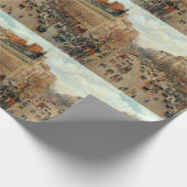 Camille Pissarro Boulevard Montmartre Painting Cadeaupapier (Hoek)