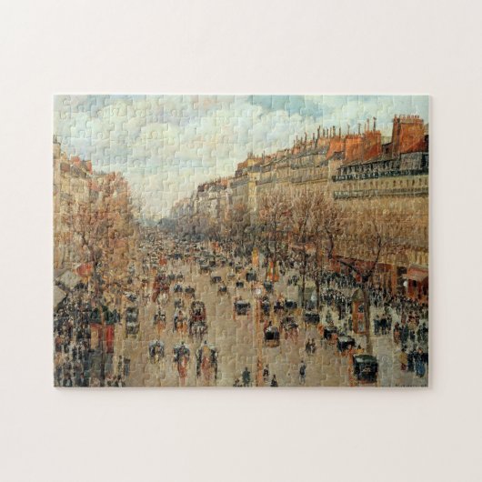 Camille Pissarro Boulevard Montmartre Painting Legpuzzel (Horizontaal)
