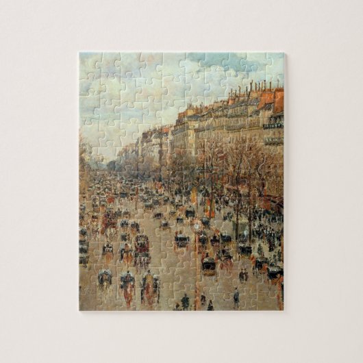 Camille Pissarro Boulevard Montmartre Painting Legpuzzel (Verticaal)