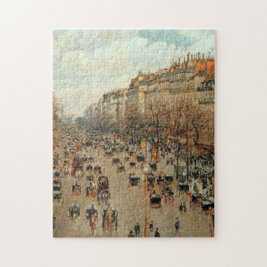 Camille Pissarro Boulevard Montmartre Painting Legpuzzel (Verticaal)