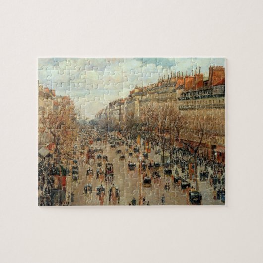 Camille Pissarro Boulevard Montmartre Painting Legpuzzel (Horizontaal)