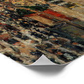 Camille Pissarro Boulevard Montmartre Painting Poster (Hoek)