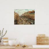 Camille Pissarro Boulevard Montmartre Painting Poster (Keuken)