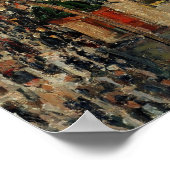 Camille Pissarro Boulevard Montmartre Painting Poster (Hoek)