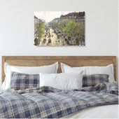 Camille Pissarro - Boulevard Montmartre, Spring Canvas Afdruk (Insitu (Slaapkamer))