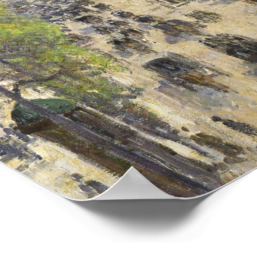 Camille Pissarro - Boulevard Montmartre, Spring Poster (Hoek)