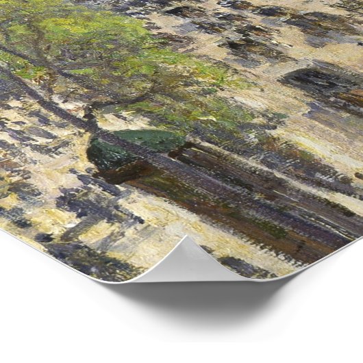 Camille Pissarro - Boulevard Montmartre, Spring Poster (Hoek)