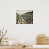 Camille Pissarro - Boulevard Montmartre, Spring Poster (Keuken)