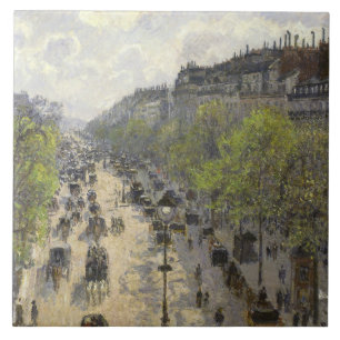 Camille Pissarro - Boulevard Montmartre, Spring Tegeltje