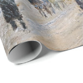 Camille Pissarro - Buiten Boulevards, sneeuweffect Cadeaupapier (Rol Hoek)