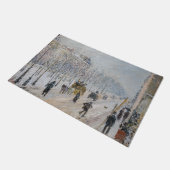 Camille Pissarro - Buiten Boulevards, sneeuweffect Deurmat (Schuin)