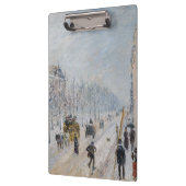 Camille Pissarro - Buiten Boulevards, sneeuweffect Klembord (Links)