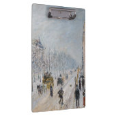 Camille Pissarro - Buiten Boulevards, sneeuweffect Klembord (Rechts)