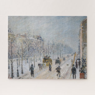 Camille Pissarro - Buiten Boulevards, sneeuweffect Legpuzzel