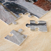 Camille Pissarro - Buiten Boulevards, sneeuweffect Legpuzzel (Zijkant)