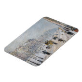 Camille Pissarro - Buiten Boulevards, sneeuweffect Magneet (Linkerzijde)