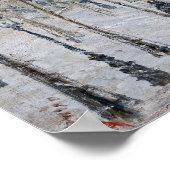 Camille Pissarro - Buiten Boulevards, sneeuweffect Poster (Hoek)