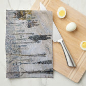 Camille Pissarro - Buiten Boulevards, sneeuweffect Theedoek (Quarter Fold)