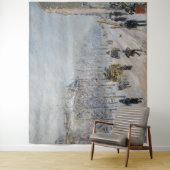 Camille Pissarro - Buiten Boulevards, sneeuweffect Wandkleed (In situ)