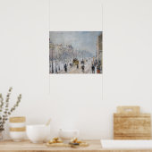 Camille Pissarro - Buitenste Boulevards, Sneeuw Ef Poster (Keuken)