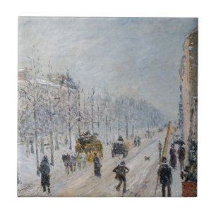 Camille Pissarro - Buitenste Boulevards, Sneeuw Ef Tegeltje
