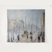 Camille Pissarro - Buitenste Boulevards, Sneeuw Ef Wandkleed (Voorkant (horizontaal))