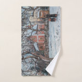 Camille Pissarro - Chataigniers a Louvecienne Bad Handdoek (Handdoek)