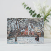 Camille Pissarro - Chataigniers a Louvecienne Bedankkaart (Staand voorkant)