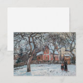 Camille Pissarro - Chataigniers a Louvecienne Bedankkaart (Voorkant / Achterkant)