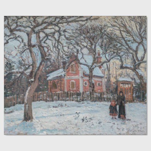 Camille Pissarro - Chataigniers a Louvecienne Cadeaupapier (Vlak)