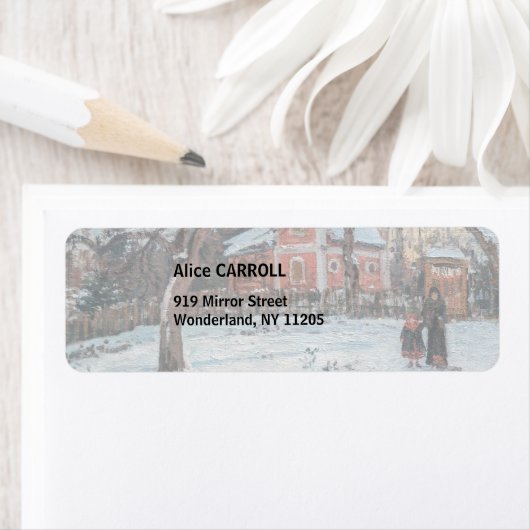 Camille Pissarro - Chataigniers a Louvecienne Etiket (Insitu)