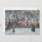 Camille Pissarro - Chataigniers a Louvecienne Kaart (Voorkant)