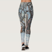 Camille Pissarro - Chataigniers a Louvecienne Leggings (Achterkant)